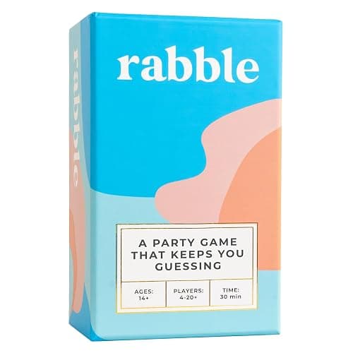 Rabble - A Party Game that Keeps You Guessing | 4-20+ Players, Party Games for Adults, Teens, Family, Friends, Large Group, Game Night, Bachelorette Party, Adult Party Games - Image 1