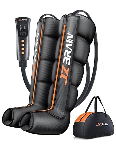 JZBRAIN Sequential Air Compression Recovery System : Professional Full Leg Compression Boots for Circulation and Pain Relief - Sequential Device for Muscle Relaxation - for Athletes, Women, Men - Image 1