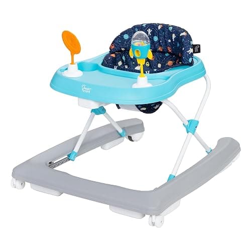 Smart Steps Trend Activity Walker and Entertainer with Removeable Toys, Large Tray, Cup Holder, Adjustable Height and Flat Fold Frame for Storage, Ages 6 Months +, Space Walk Navy - Image 1