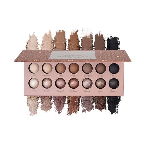 LAURA GELLER NEW YORK The Delectables Timeless Tones Baked Eyeshadow Palette | 14 Pigmented Eyeshadows Blendable Everyday Look - Image 1