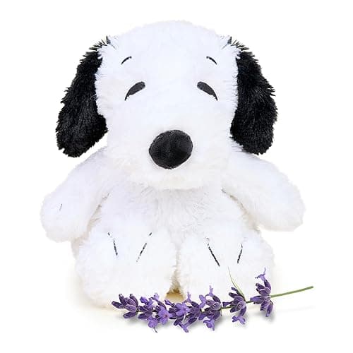 warmies Microwavable & Weighted Stuffed Animals, Snoopy - Heated Stuffed Animal Plushie for Warmth & Comfort - Cute Soft Plush Toys for Adults & Children (Boys, Girls, Babies & Toddlers) - Image 1