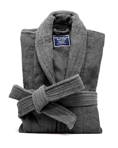 Marquess All-Cotton Bathrobe Thick Plush Cloth Housecoat Terry Toweling, Sweat Steaming Clothes Comfortable & Warm - Image 1