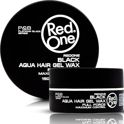 RedOne Aquatic Hair Wax Black 150 ml | Hair Wax for Men and Women | Ultra Hold | Lime Scent | Maximum Control - Image 1