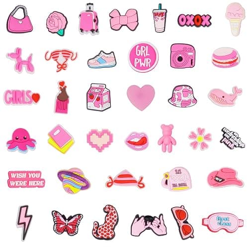 AUAUY Shoe Charms for Clog, Shoes Decorations for Girls Boys | Shoe Charms Accessories, Cute Cartoon Charms for Kids Girls Woman Adults Party Decorations, Birthday, Christmas - Image 1