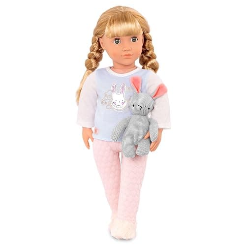 Our Generation – 18-Inch Sleepover Doll – Lifelike Green Eyes & Blonde Hair – Plush Bunny & Pajama Outfit – Pretend Play 3+ Years– Jovie - Image 1
