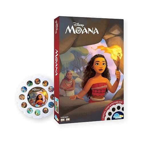 Moonlite Storytime Single Story Disc, Disney Stories: Moana | Learning Gift for Kids Ages 1 Year & Up, Storybook Art Projection with Sound Effects & Music (Projector Sold Separately) - Image 1