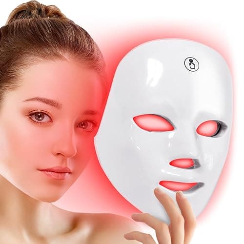 TGML LED Light Therapy Mask(FM-01), Blue & Red Light Face Mask, Rechargeable & Portable for Travel and Home Use - Image 1