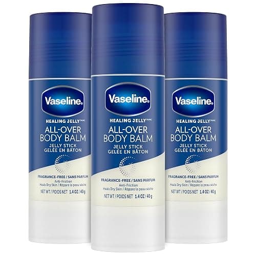 Vaseline All-Over Body Balm Stick 3-Pack – Non-Greasy Fragrance-Free Moisturizer, Travel-Size Lotion, 1.4 Oz Ea - Image 1