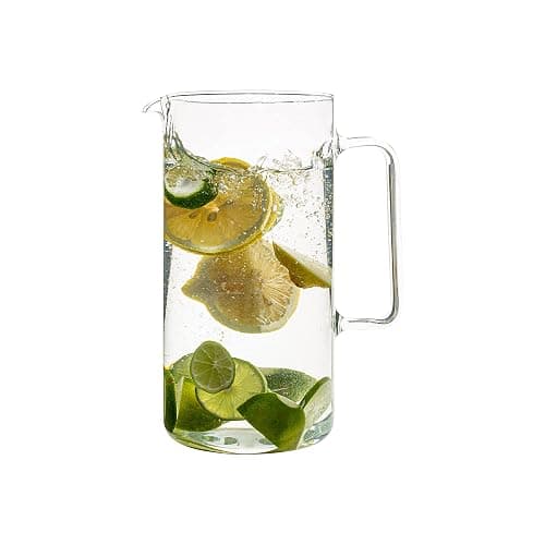 Simax Glass Pitcher, 64 Ounce (2 Quart) Borosilicate Glass, Made in Europe Hot and Cold Safe Iced Tea Pitchers for Drinks, Water, Lemonade Pitcher, Cocktail Jug, Sangria Pitchers - Image 1