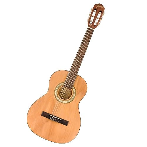 Fender FA-25N 3/4 Size Nylon String Acoustic Guitar, Beginner Guitar, with 2-Year Warranty, Perfect Beginner Guitar for Kids that is Easy on Fingers, Includes 3 Months of Free Lessons, Natural - Image 1