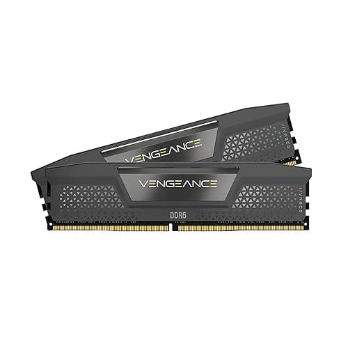 CORSAIR Vengeance DDR5 RAM 32GB (2x16GB) Up to 6000MHz CL36-44-44-96 1.35V AMD EXPO Intel XMP 3.0 Computer Memory – Grey (CMK32GX5M2E6000Z36) - Image 1