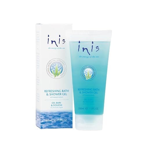 Inis the Energy of the Sea Refreshing Bath and Shower Gel - Sulfate Free Body Wash for Women and Men - Ocean Fresh Fragrance - 7 Fluid Ounce - Image 1