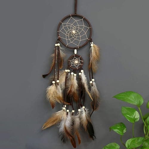 PWYXSA Feather Dream Catcher Handmade Native American Dream Catchers Bohe Wall Hanging Decoration Ornament for Kids Bedroom Car Decor Home Decoration Birthday Party - Image 1