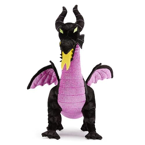 Disney Store Official Maleficent Dragon Plush - Dragon Stuffed Animal - Soft Disney Plush Toys with Embroidered Features & Iridescent Accents - 14 Inch Plushy - Part of Disney Villains Collection - Image 1