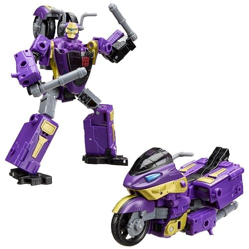 Transformers Age of the Primes Sideways, Voyager Class 5.75-Inch Converting Action Figure with 2 Mini-Con Figures, Robot Toys for Ages 8+ | Transformers Age Of The Primes 6 Inch Action Figure Voyager Class (2026 Wave 2) - Sideways - Image 1