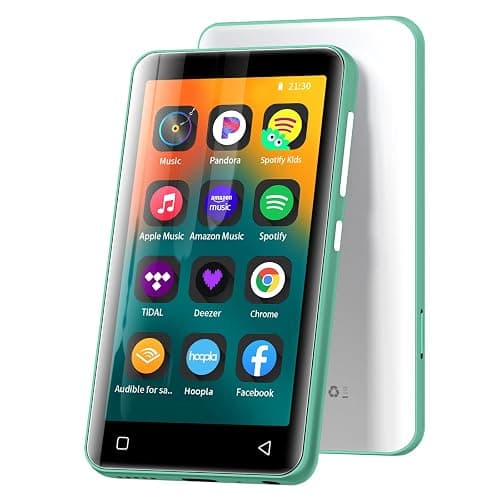 MP3 Player with Bluetooth and WiFi 80GB, innioasis MP3 Player for Kids with spotify, Spotify Kids, Pandora, Amazon Music, 4 inch Full Touch Screen Music Player, Android MP4 Player Green - Image 1