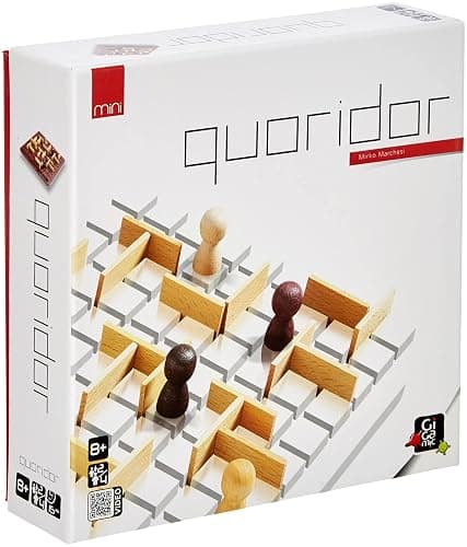 Gigamic - QUORIDOR - Version Mini - Un Grand Classique du Jeu Abstrait - De 2 à 4 Joueurs - Dès 8 Ans. - Image 1