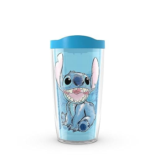 Tervis Disney - Lilo & Stitch Hawaii Made in USA Double Walled Insulated Tumbler Travel Cup Keeps Drinks Cold & Hot, 16oz, Classic - Image 1