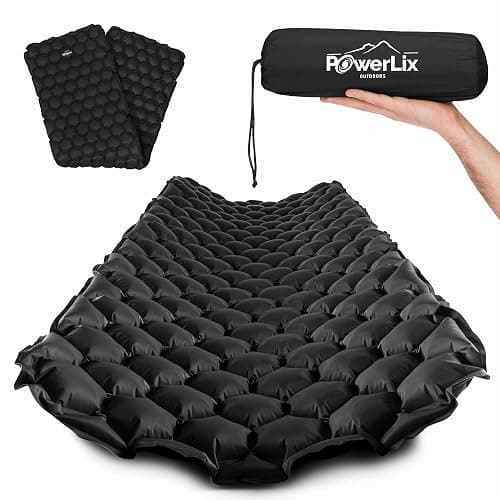 POWERLIX Ultralight Sleeping Pad for Camping with Inflating Bag– Compact Lightweight Camping Mat, Outdoor Backpacking Hiking Traveling Airpad Air Mattress Sleeping Mat - Image 1