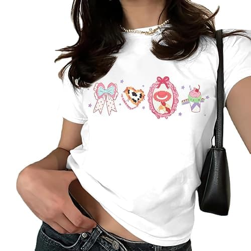 Magical Shirts for Women Princess Shirt Cute Castle Graphic Baby Tee Funny Family Vacation Aesthetic Short Sleeve Tops - Image 1