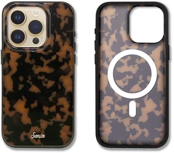 Sonix Case for iPhone 15 Pro Max | Compatible with MagSafe | 10ft Drop Tested | Tortoise Shell | Brown Tort - Image 1