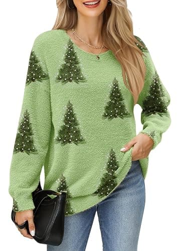 GUNEST Oversized Sweaters for Women Chunky Warm Cozy Soft Fuzzy Casual Loose Fit Crewneck Knit Pullover Tunic Sweaters - Image 1