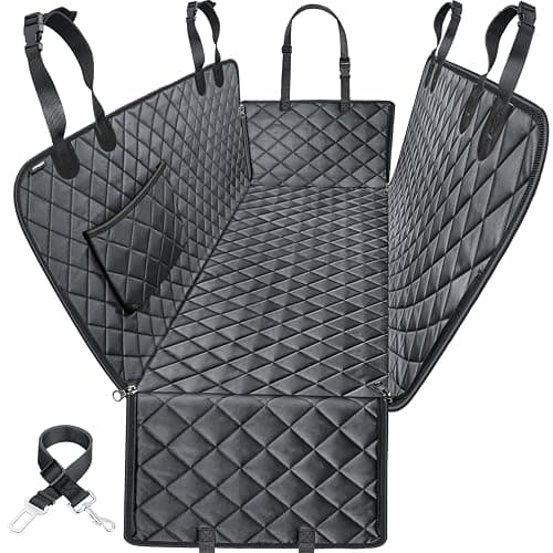 URPOWER Dog Seat Cover, 100% Waterproof Hammock 600D Heavy Duty Scratch Proof Nonslip Durable Soft Pet Back Seat Covers for Cars Trucks and SUVs - Image 1