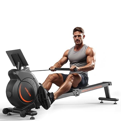 YOSUDA Magnetic/Water Rowing Machine for Home - Rower Machine Use with Bluetooth, App Supported, Rowing Machine for Beginners to Athletes, Comfortable Seat Cushion - Image 1