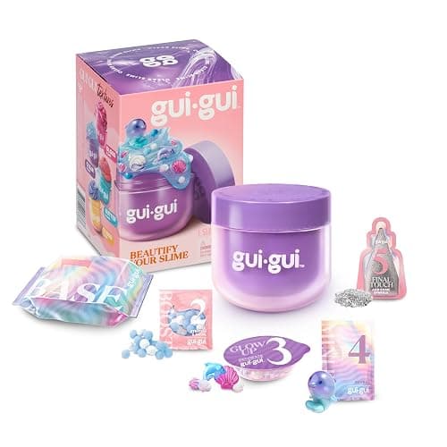 Gui Gui, One Pack - Most Beautiful Slime Made by You! 5 Steps to Level Up Your Beautified Slime with a Major Glow-UP, 13 Different Scented Slimes & 4 Textures to Create and Collect. Styles May Vary - 1 Pack - Styles May Vary - Image 1
