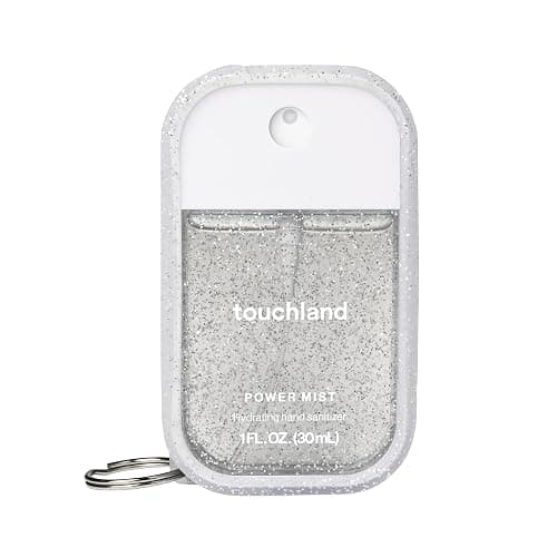 Touchland Hydrating Hand Sanitizer Spray, Special Edition Confetti Cake Mist + Frosted Sparkle Case Set, 1 FL. OZ. Travel Size Power Mist Spray - Image 1