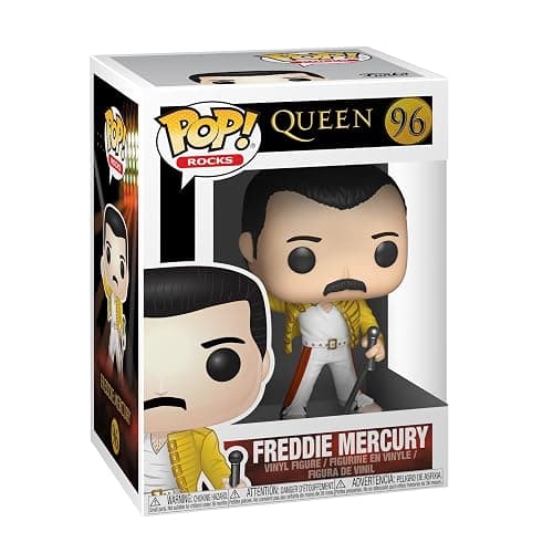 Funko POP! Rocks: Queen - Freddie Mercury - Wembley 1986 - Collectable Vinyl Figure - Gift Idea - Official Merchandise - Toys For Kids & Adults - Model Figure for Collectors and Display - Image 1