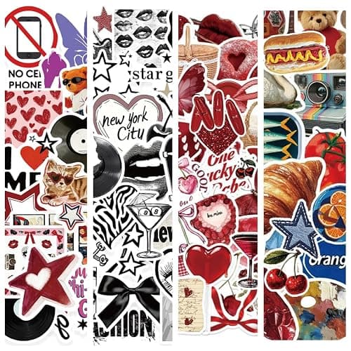 300PCS Y2K Downtown Girl Stickers, Vintage Trendy Aesthetic Waterproof Vinyl Stickers for Water Bottles Computer Laptop Journal - Image 1