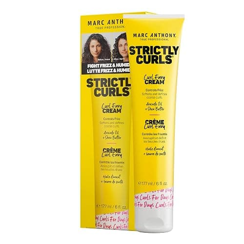Marc Anthony Curl Envy Cream - Defining Cream for Coarse, Frizzy Curls with Avocado Oil & Shea Butter - Sulfate-Free, Adds Bounce - 6 Oz - Image 1