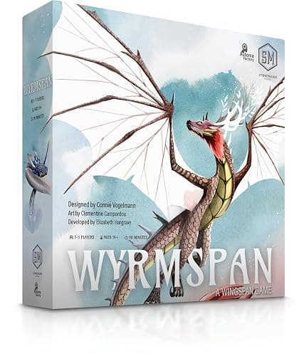 Stonemaier Games: Wyrmspan (Base Game) - A Wingspan Game by Connie Vogelmann | Build a Cavernous Sanctuary for Unique, Stunning Dragons | Strategy Board Game for Adults & Family | 1-5 Players, 120 Min - Image 1
