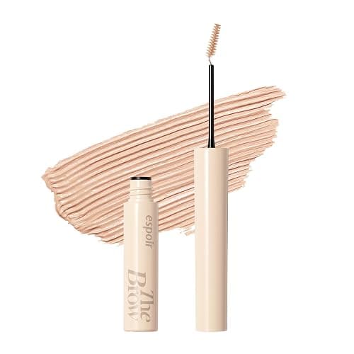 Espoir The Brow Color Fixing Cara #4 Fake Bleach | Easy Fixing without Clumping with Skinny Brush, Long-Lasting & Smudge-proof Eyebrow Mascara, Soft Mood Coloring Tinted Gel, Korean Makeup, 0.1 Fl Oz. - Image 1