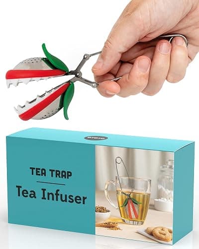 Cute Tea Infuser by OTOTO - Loose Leaf Tea Steeper, Tea Accessories, Tea Diffusers, Tea Infuser for Loose Leaf Tea, Tea Strainers, Cute Gifts, Tea Gift Set, Kitchen Gifts, Cooking Gadgets - Image 1