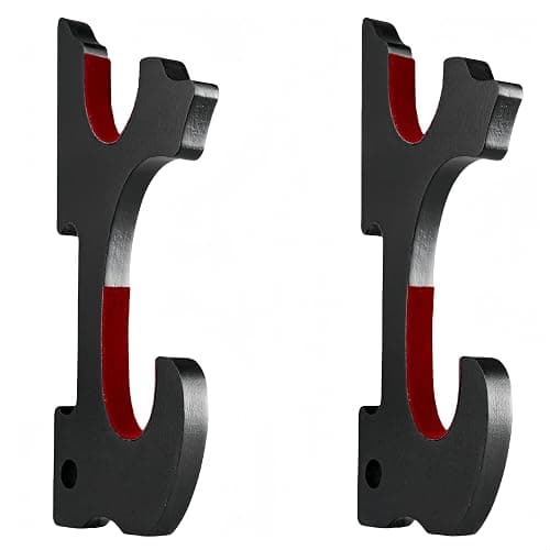 Eforlife 2/Set Sword Hook Wall Mount Samurai Sword Hanger Display Holder Adjustable for Katana Wakizashi Tanto Genji Sword Weapon Rack - Image 1