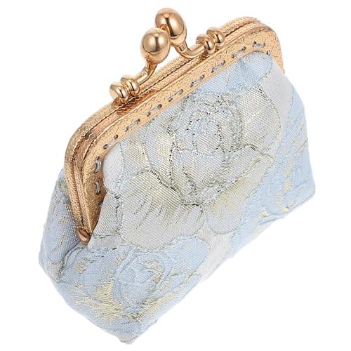 MAJORMENCH Elegant Embroidered Handbag with Pearls Vintage Floral Clutch Purse for Women Stylish Evening - Image 1