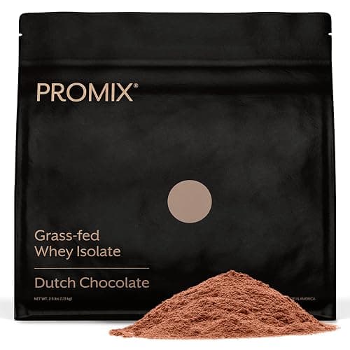 ProMix Nutrition Whey Protein Isolate Powder, Chocolate - Grass-Fed - Post Workout Fitness & Nutrition Shakes, Smoothies & Cooking Recipes - Gluten-Free & Keto-Friendly - 2.5 Pound (Pack of 1) - Image 1