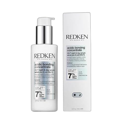 Redken Acidic Bonding Concentrate 24/7 Night & Day Serum For Damaged Hair - Nourishes & Restores, Overnight Hair Repair & Protection, Lightweight & Anti-Frizz - Image 1