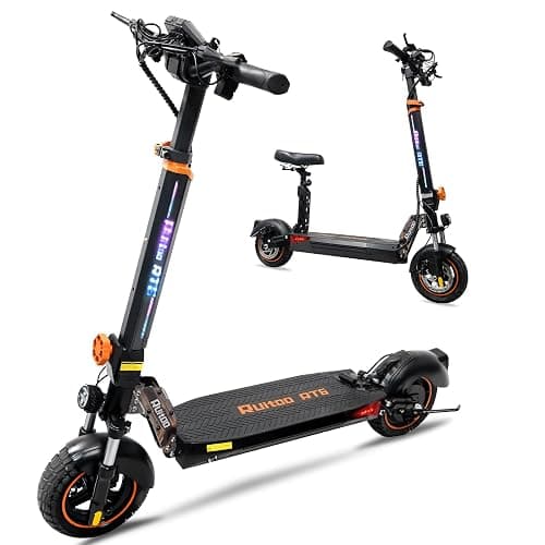 Electric Scooter Adults 1600/4000/6000W Motor 50 Miles Long Range & 40/45/50 MPH Top Speed 10" Off Road Tire Folding E-Scooter 60V/48V 20.8AH Battery Kick Scooter with Detachable Seat for Commuter - Image 1