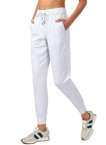 SANTINY Women's Joggers Pants Pockets Drawstring Running Sweatpants for Women Lounge Workout Jogging - Image 1