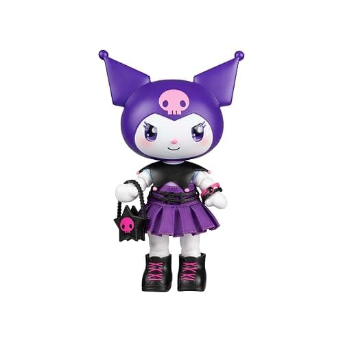 Hello Kitty® and Friends Premier 8-Inch Articulated Figure - Classic Kuromi™ Series 1 Poseable Doll - Officially Licensed Sanrio Product - Ages 6+ - Image 1