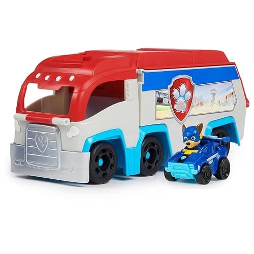 PAW Patrol: The Mighty Movie, Pup Squad Patroller Toy Truck, with Collectible Mighty Pups Chase Pup Squad Toy Car, Kids Toys for Boys & Girls Ages 3+ - Image 1
