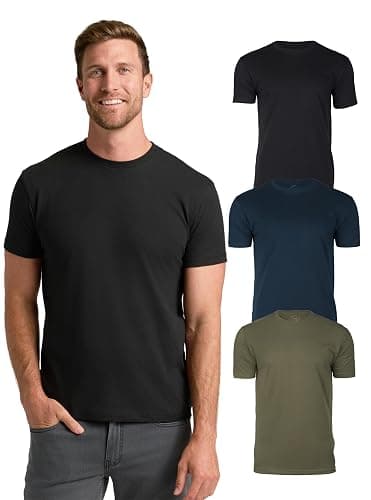 True Classic Mens T-Shirts – Short Sleeve Crew Neck T Shirts for Man, Cotton Blend Plain Novelty Men's T-Shirts - Image 1