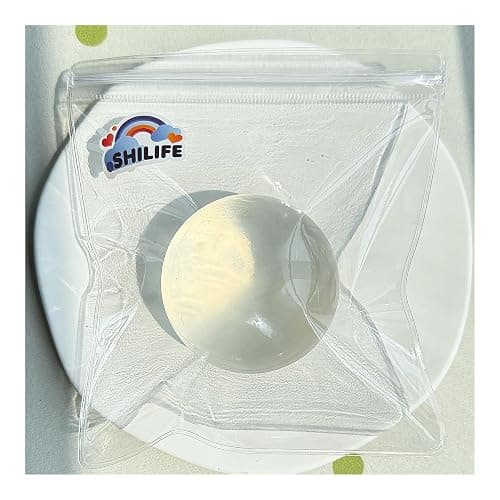 Taba Squishy fufu squishise,Kawaii Squishies PVC Toys,Stress Relieving Fur Ball OPP Packaging Gifts|Squishy Fidget Toys for Anxiety&Relaxation|Perfect Desk Accessory for Adults (Transparent) - Image 1