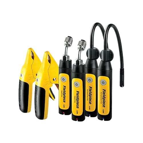 Fieldpiece - Job Link System HVACR Wireless Probe Kit - JL3KH6 - Fast Accurate Temps with Rapid Rail Technology - HVAC Tools with Padded Case - Image 1