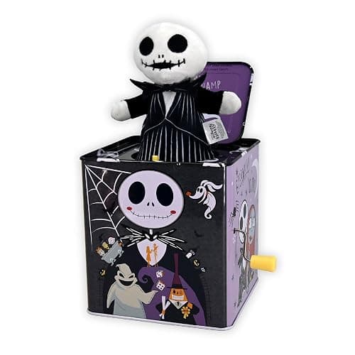 Kids Preferred Disney Baby The Nightmare Before Christmas Jack Skellington Classic Jack-in-The-Box Musical Toys for Babies and Toddlers - Image 1