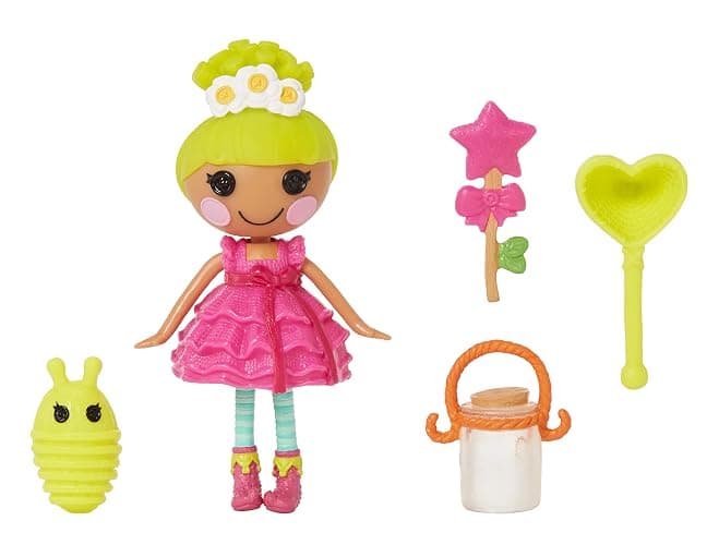 Lalaloopsy Mini Doll - Pix E. Flutters with Mini Pet Firefly, 3" Fairy Doll with Accessories, in Reusable House Package playset, for Ages 3-103,Multicolor,579052 - Image 1