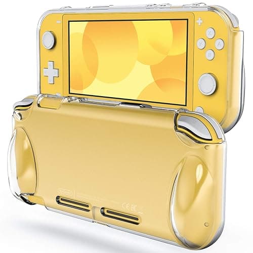 JETech Protective Case for Nintendo Switch Lite 2019, Grip Cover with Shock-Absorption and Anti-Scratch Design (HD Clear) - Image 1
